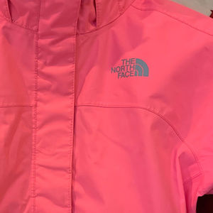 The North Face Girls Pink Coral Rain Jacket